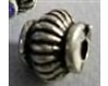 Tibetan Silver Barrel bead 6mm